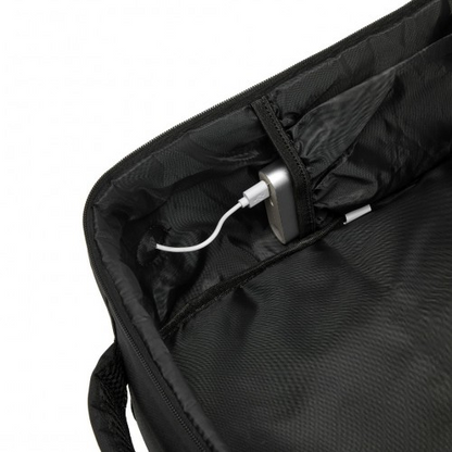 Kono Urban Smart 15L Carry-On Backpack with Luggage Strap – Ideal for Travel, Work & Daily Commute - Black