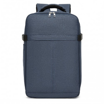 Kono Urban Smart 15L Carry-On Backpack with Luggage Strap – Ideal for Travel, Work & Daily Commute - Navy