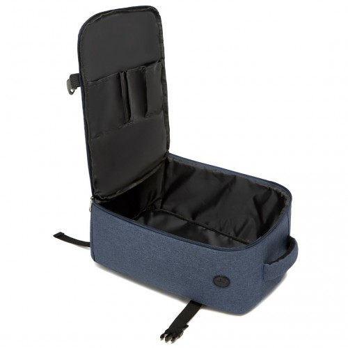 Kono Urban Smart 15L Carry-On Backpack with Luggage Strap – Ideal for Travel, Work & Daily Commute - Navy