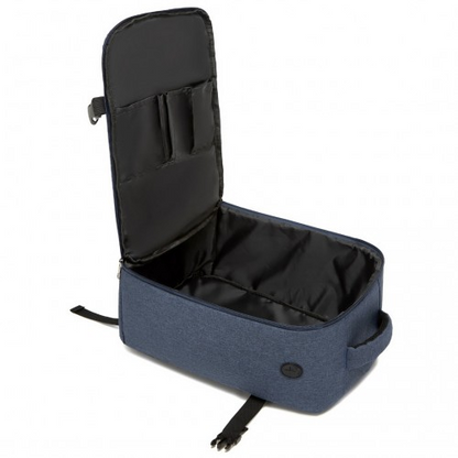 Kono Urban Smart 15L Carry-On Backpack with Luggage Strap – Ideal for Travel, Work & Daily Commute - Navy