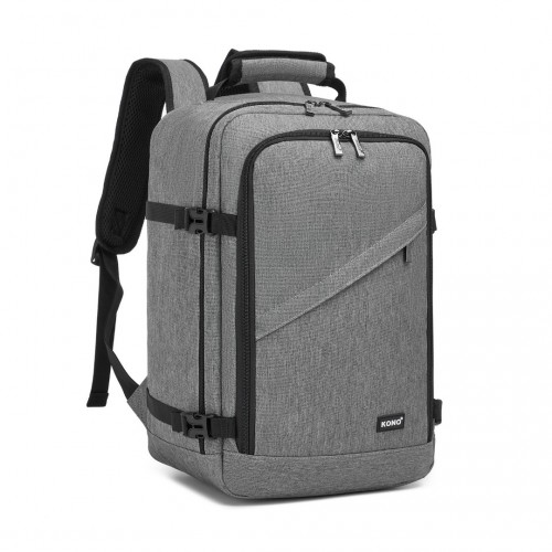 Kono Multi-purpose Business Carry-On Backpack - Fits 15.6" Laptop, Ideal for Work, Travel & Daily Commute - Grey