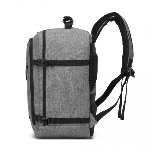 Kono Multi-purpose Business Carry-On Backpack - Fits 15.6" Laptop, Ideal for Work, Travel & Daily Commute - Grey