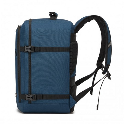 Kono Multi-purpose Business Carry-On Backpack - Fits 15.6" Laptop, Ideal for Work, Travel & Daily Commute - Navy