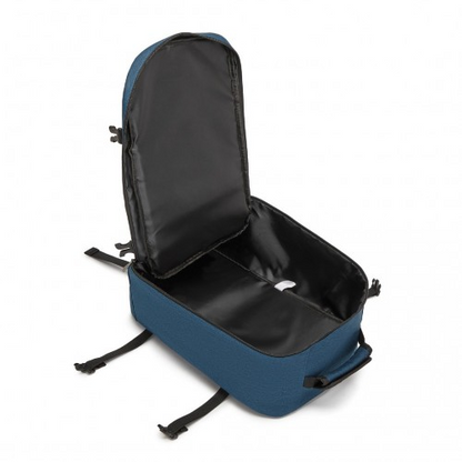 Kono Multi-purpose Business Carry-On Backpack - Fits 15.6" Laptop, Ideal for Work, Travel & Daily Commute - Navy