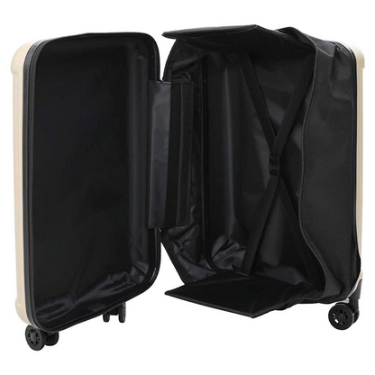 vidaXL Suitcase Folding Champagne 50 x 30 x 76 cm ABS Plastic