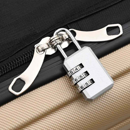 vidaXL Suitcase Folding Champagne 50 x 30 x 76 cm ABS Plastic