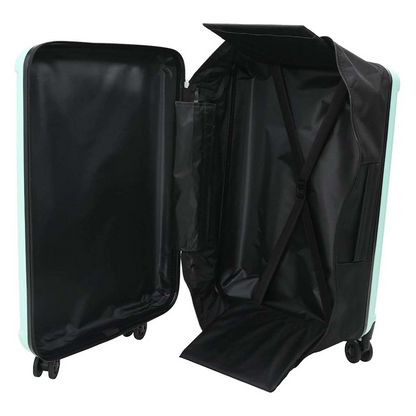 vidaXL Suitcase Folding Mint green 43 x 27 x 66 cm ABS Plastic