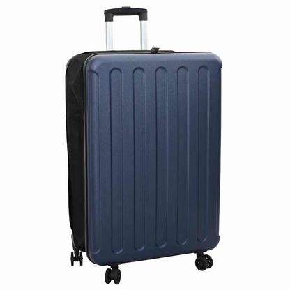 vidaXL Suitcase Folding Dark blue 50 x 30 x 76 cm ABS Plastic