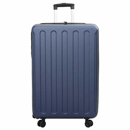 vidaXL Suitcase Folding Dark blue 50 x 30 x 76 cm ABS Plastic