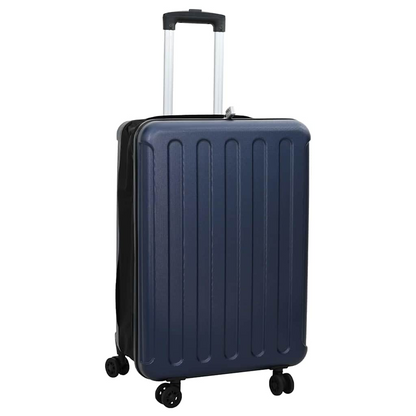 vidaXL Suitcase Folding Dark blue 43 x 27 x 66 cm ABS Plastic