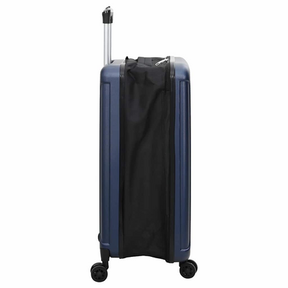 vidaXL Suitcase Folding Dark blue 43 x 27 x 66 cm ABS Plastic