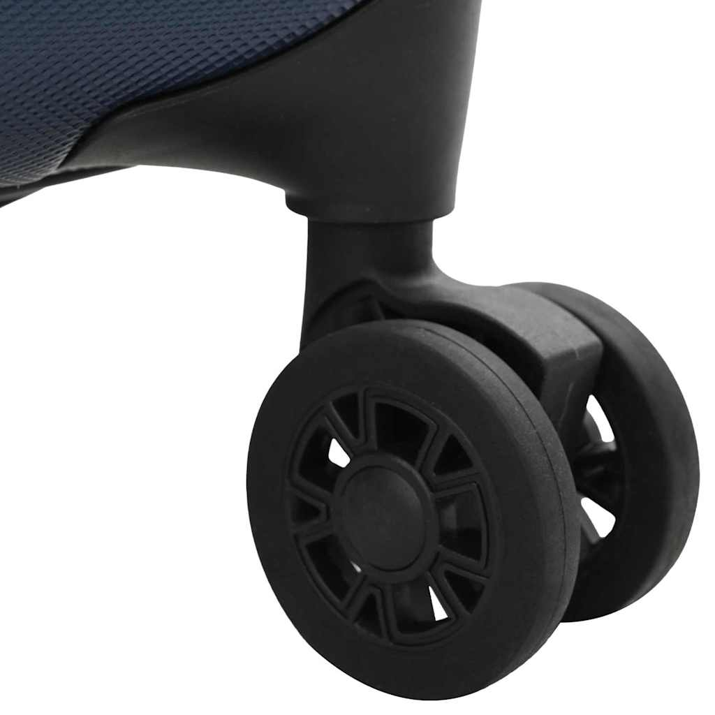 vidaXL Suitcase Folding Dark blue 43 x 27 x 66 cm ABS Plastic