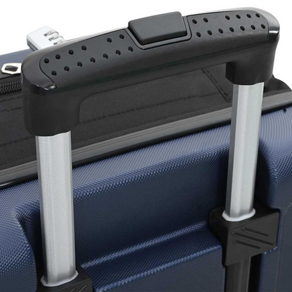 vidaXL Suitcase Folding Dark blue 43 x 27 x 66 cm ABS Plastic