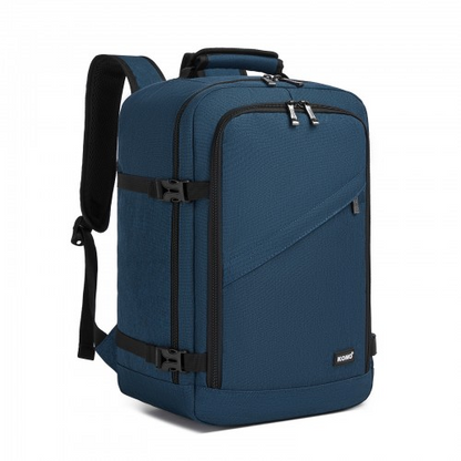 Kono Multi-purpose Business Carry-On Backpack - Fits 15.6" Laptop, Ideal for Work, Travel & Daily Commute - Navy
