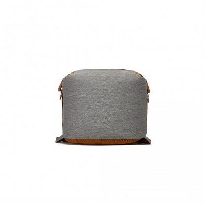 Kono Multi-purpose Business Carry-On Backpack – Fits 15.6" Laptop, Ideal for Work, Travel & Daily Commute - Grey and Brown