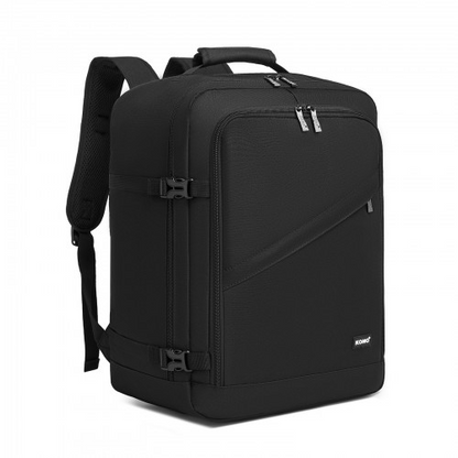 Kono Multi-purpose Business Medium-sized Backpack – Fits 15.6" Laptop, Ideal for Work, Travel & Daily Commute - Black
