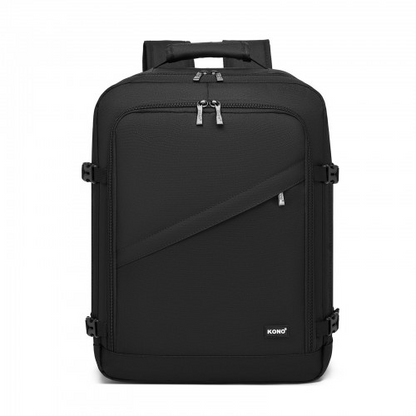 Kono Multi-purpose Business Medium-sized Backpack – Fits 15.6" Laptop, Ideal for Work, Travel & Daily Commute - Black