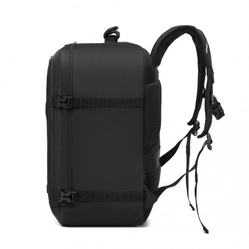 Kono Multi-purpose Business Medium-sized Backpack – Fits 15.6" Laptop, Ideal for Work, Travel & Daily Commute - Black