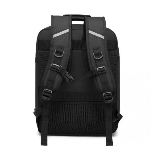 Kono Multi-purpose Business Medium-sized Backpack – Fits 15.6" Laptop, Ideal for Work, Travel & Daily Commute - Black
