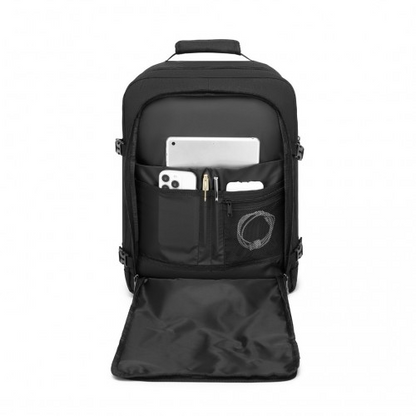 Kono Multi-purpose Business Medium-sized Backpack – Fits 15.6" Laptop, Ideal for Work, Travel & Daily Commute - Black