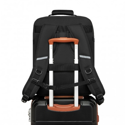 Kono Multi-purpose Business Medium-sized Backpack – Fits 15.6" Laptop, Ideal for Work, Travel & Daily Commute - Black