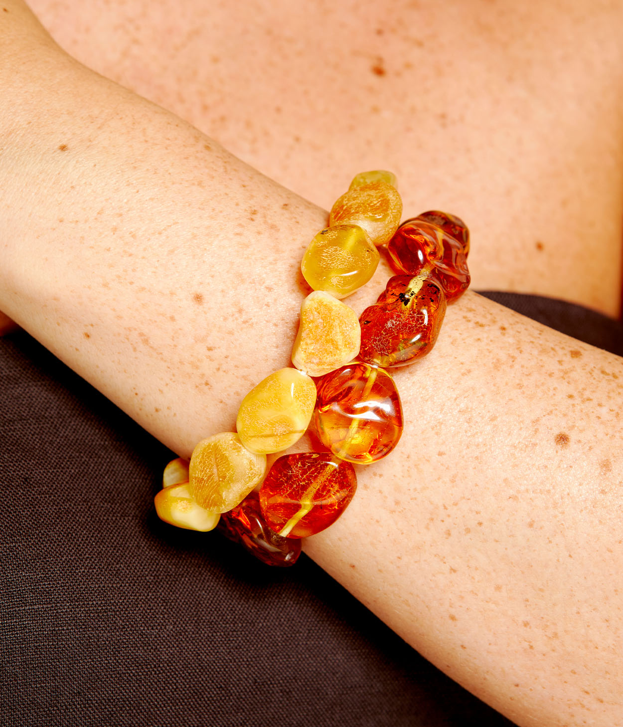 Yellow Tone Unisex Bracelet