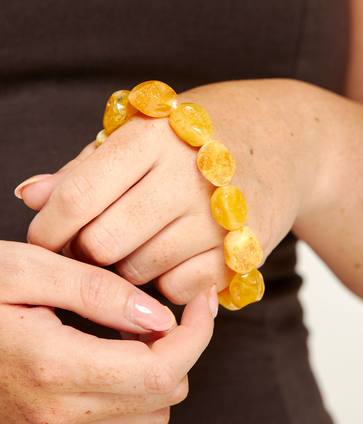 Yellow Tone Unisex Bracelet