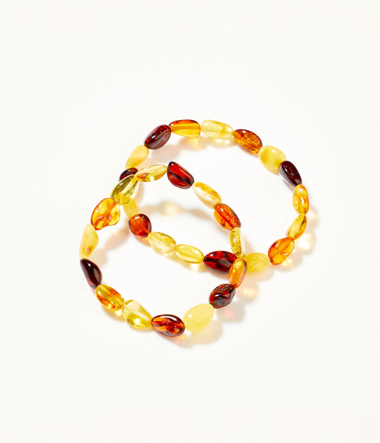 RAW Amber Multicolour Beaded Bracelet