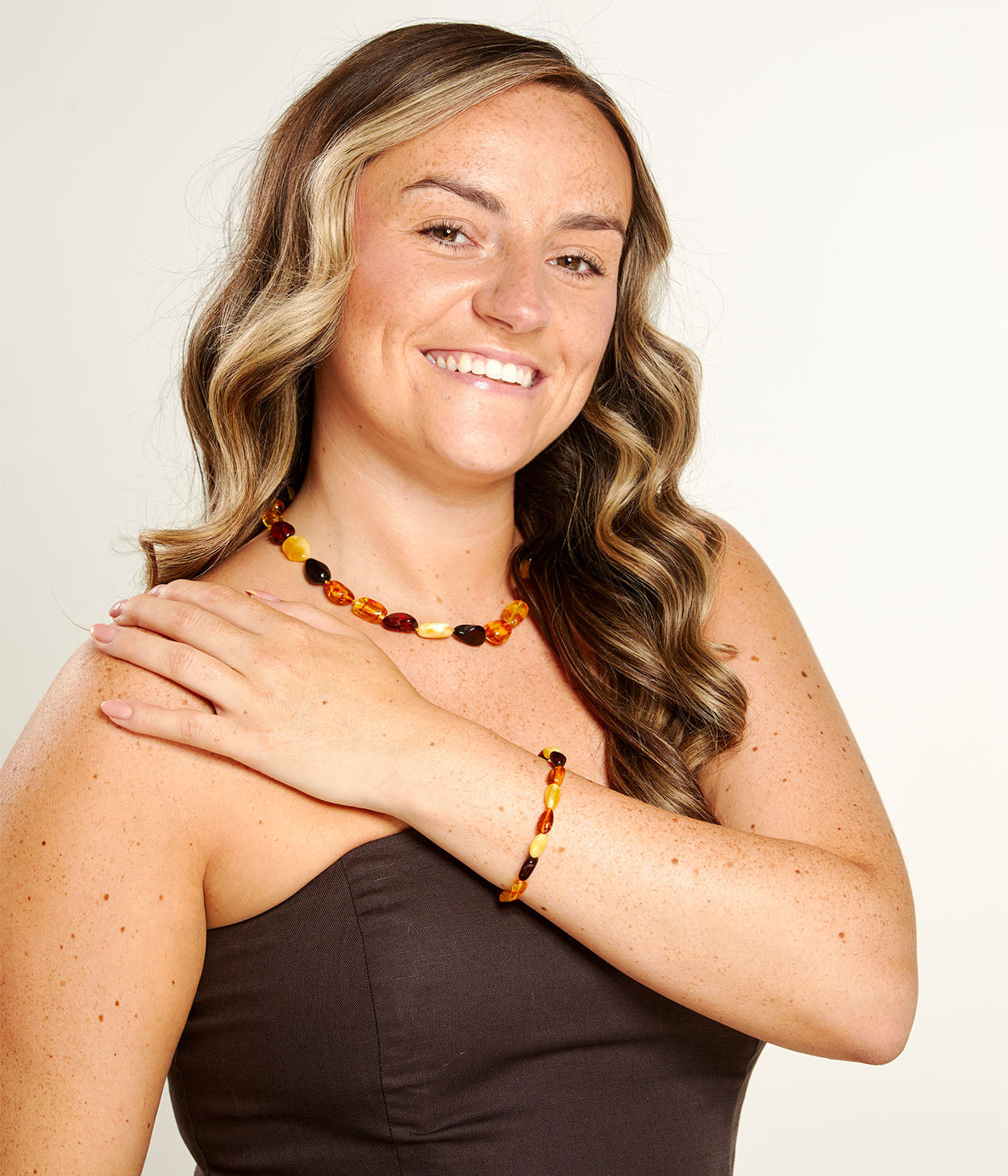 RAW Amber Multicolour Beaded Bracelet