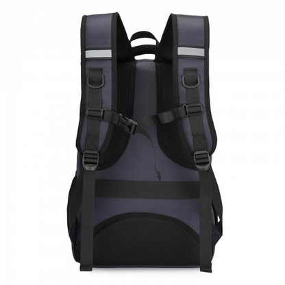 Kono Functional Travel Backpack with USB Charging Port - Navy | EM2130