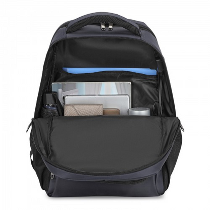 Kono Functional Travel Backpack with USB Charging Port - Navy | EM2130